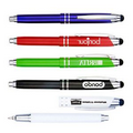 High quality Metal Pen with writing light and stylus High quality Metal Pen with writing light